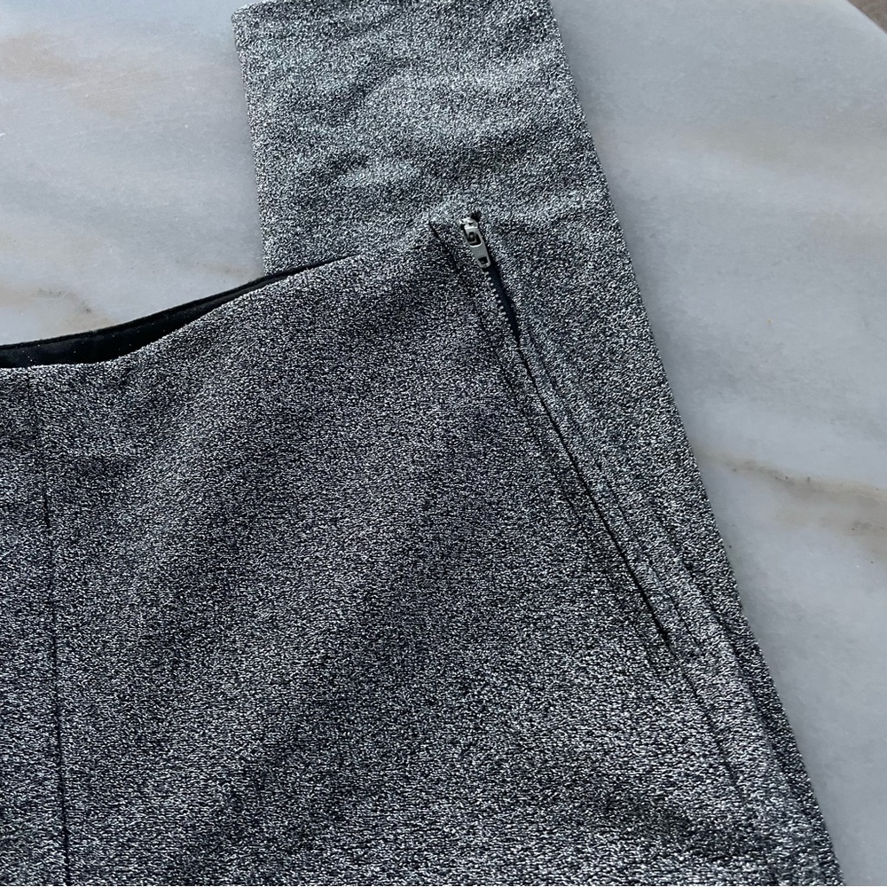 H&M silver sparkle trousers size 6 - Picture 2 of 4